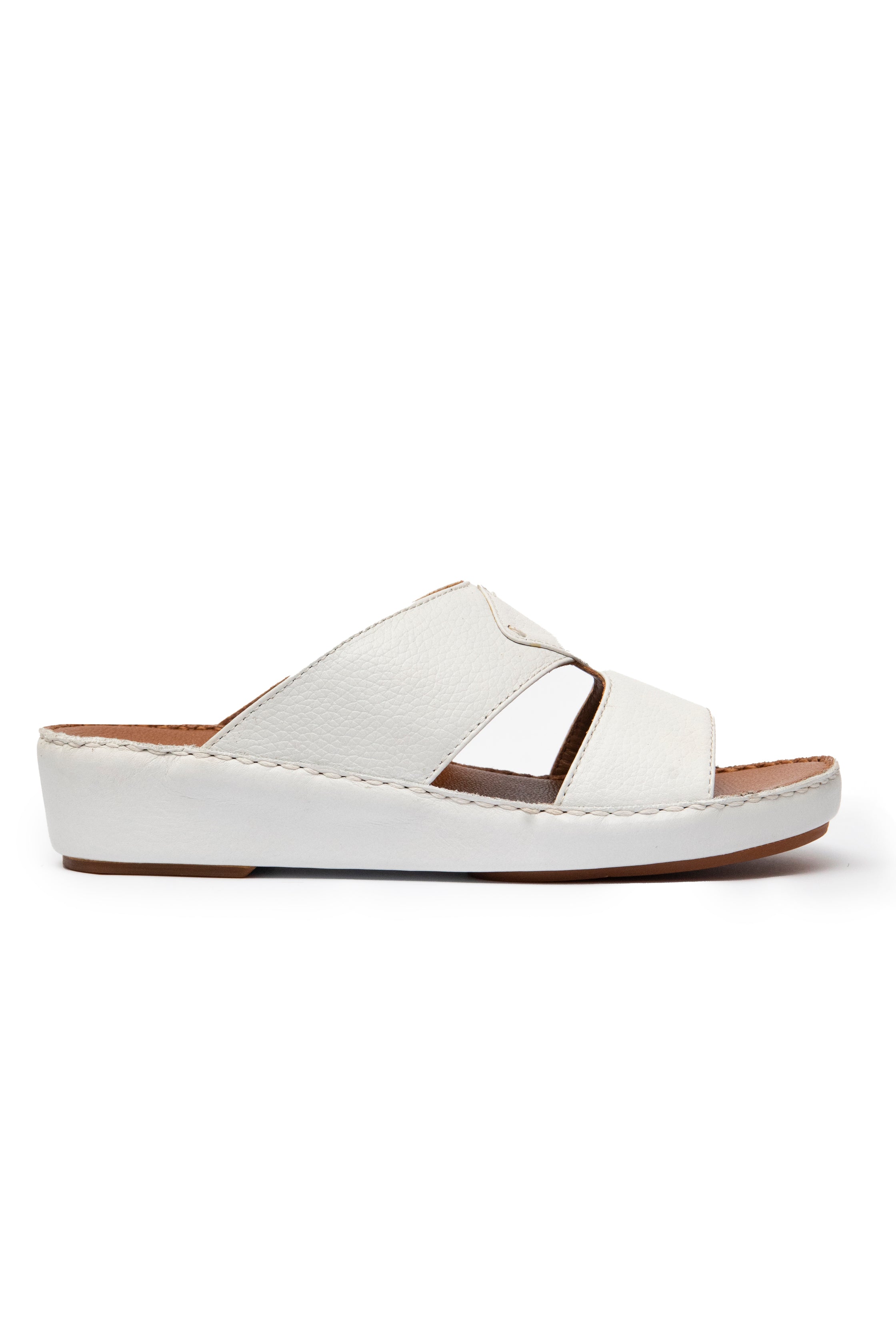 Handmade Arabic Slippers white