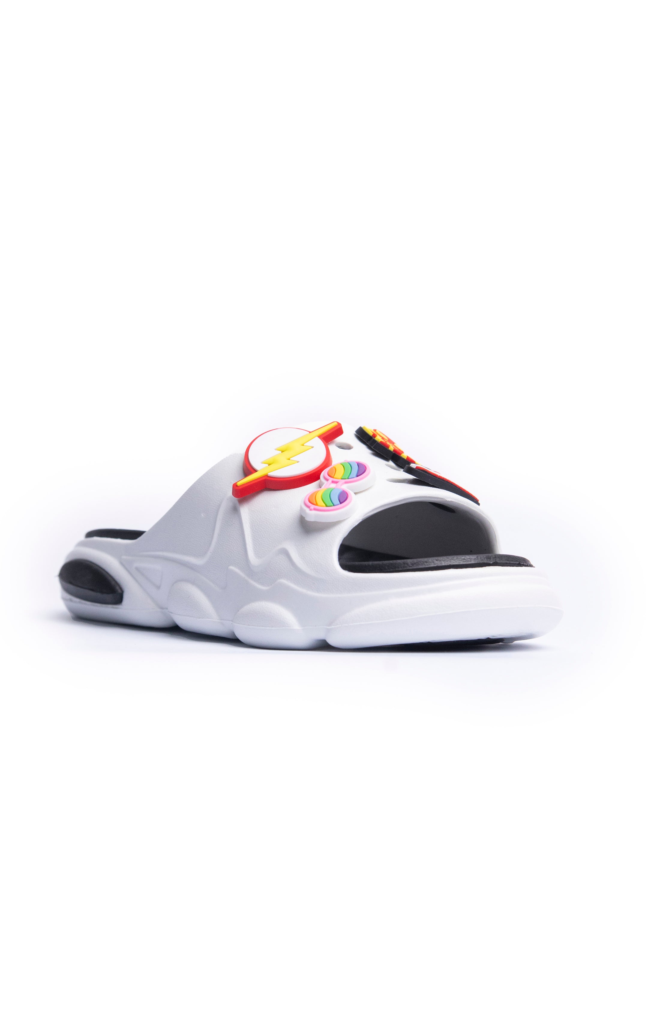 CozyStep PCU Slippers White & Black