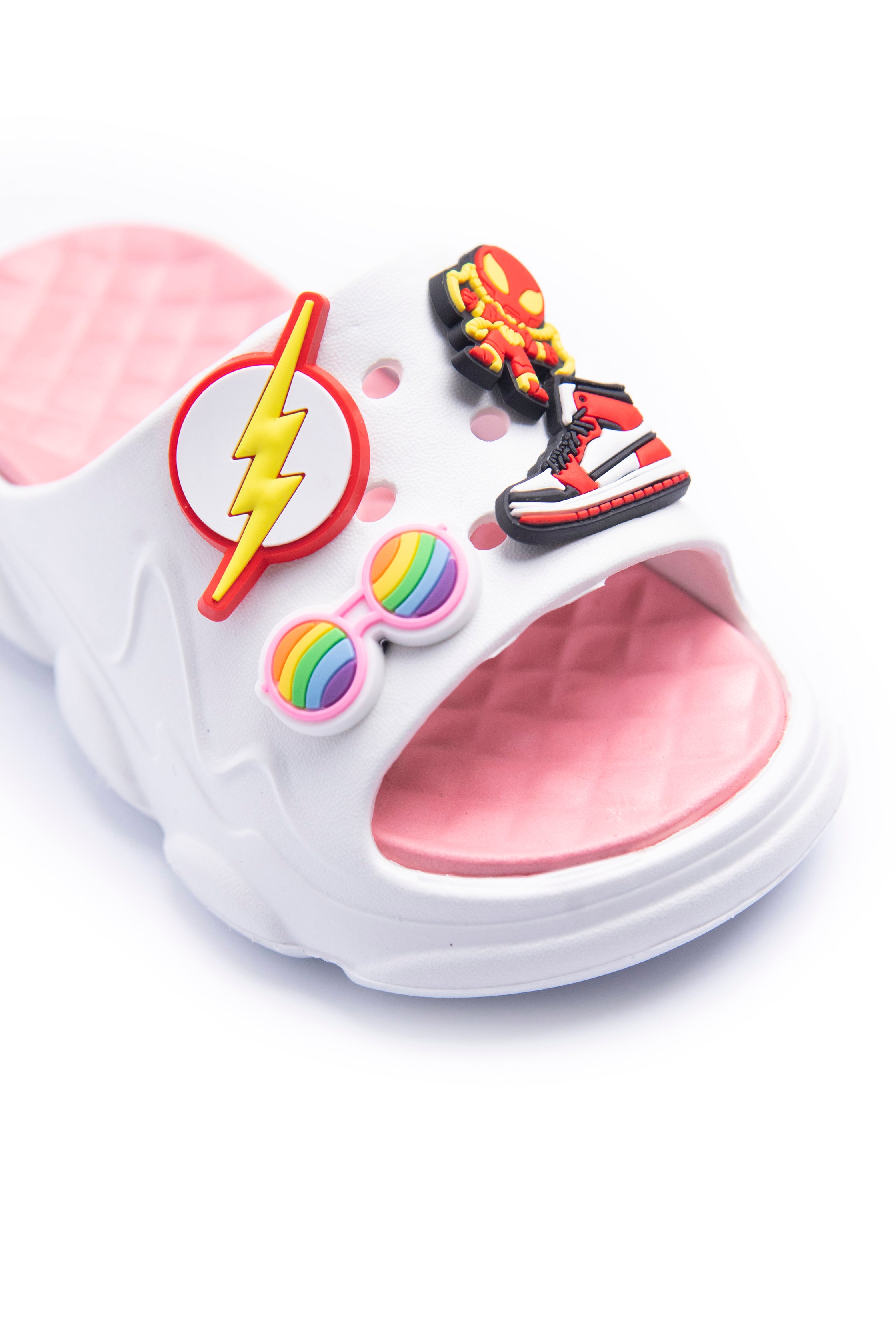 CozyStep PCU Slippers White & Pink