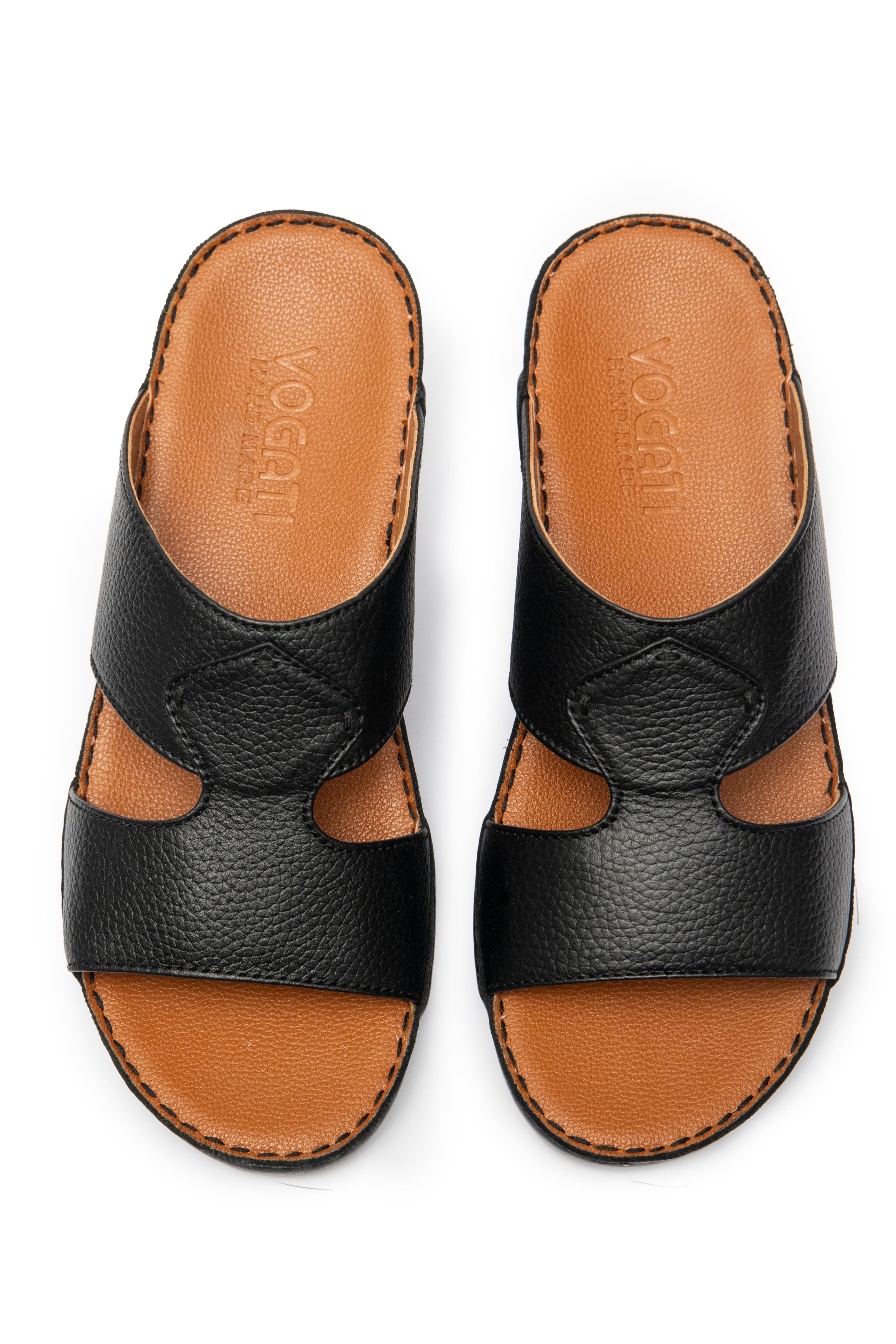 Handmade Arabic Slippers - Black