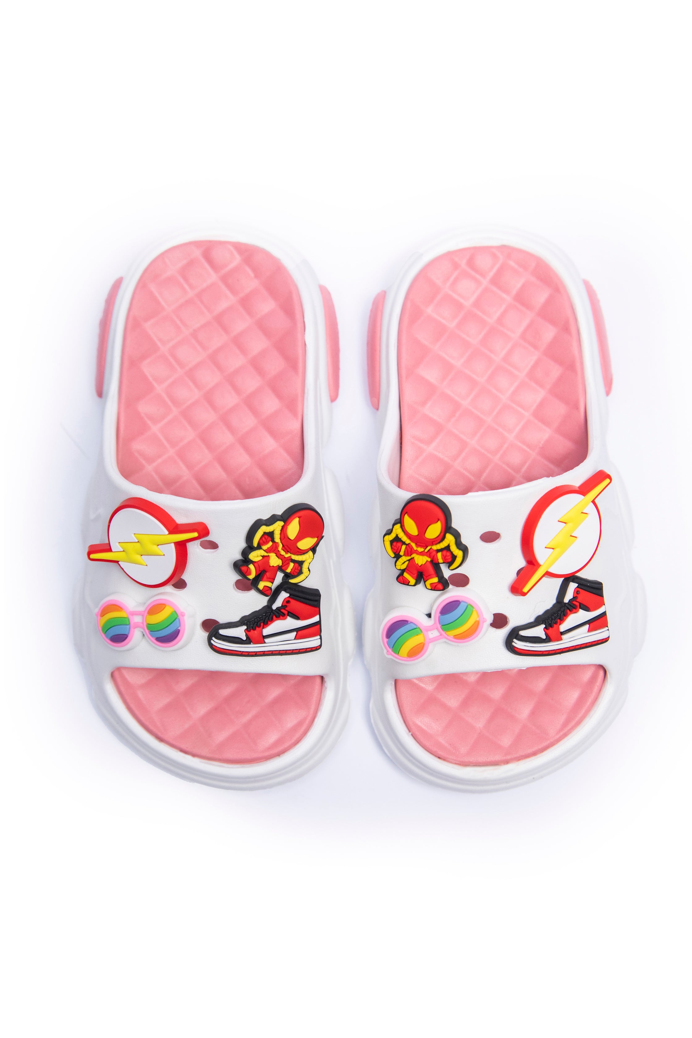 CozyStep PCU Slippers White & Pink