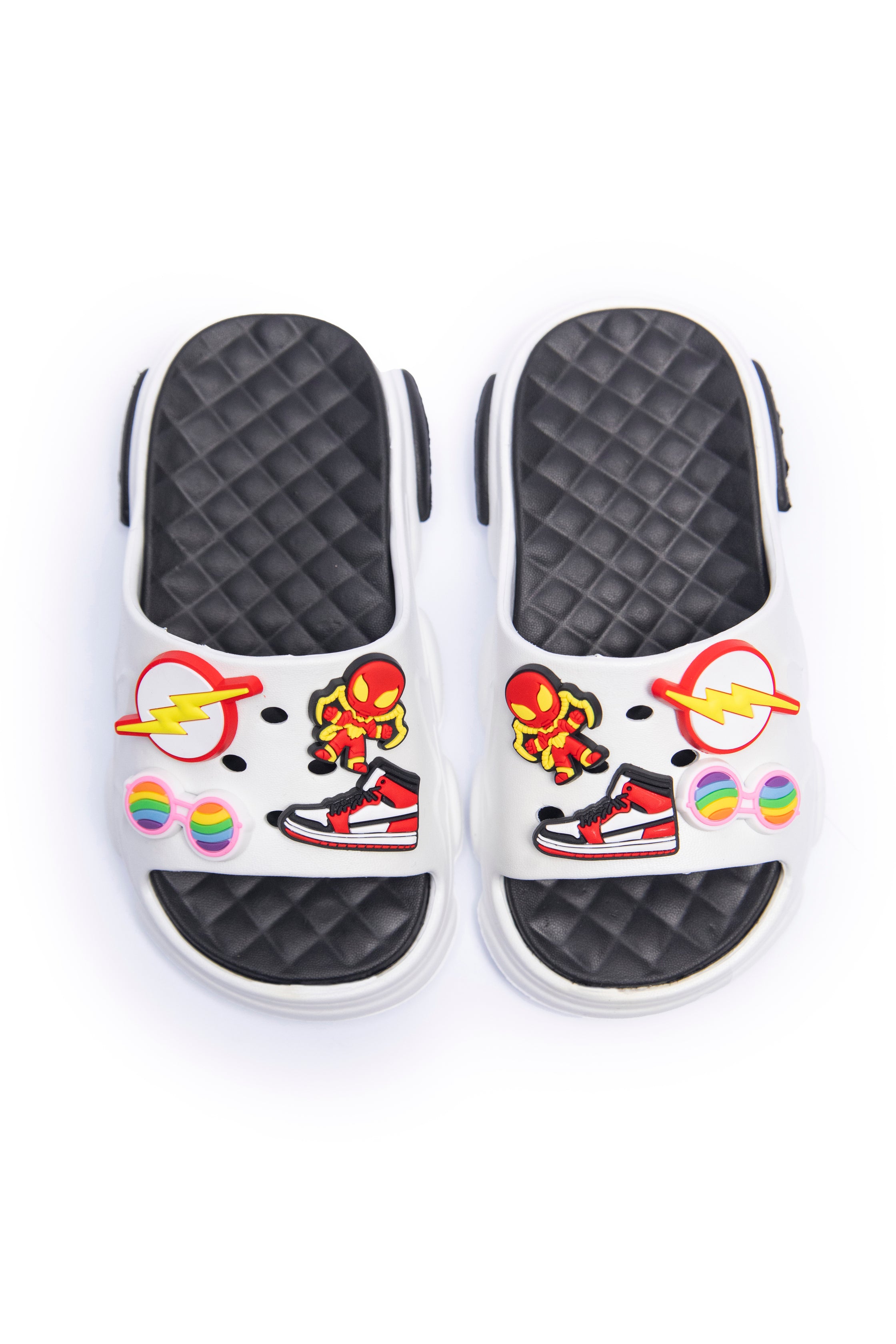 CozyStep PCU Slippers White & Black