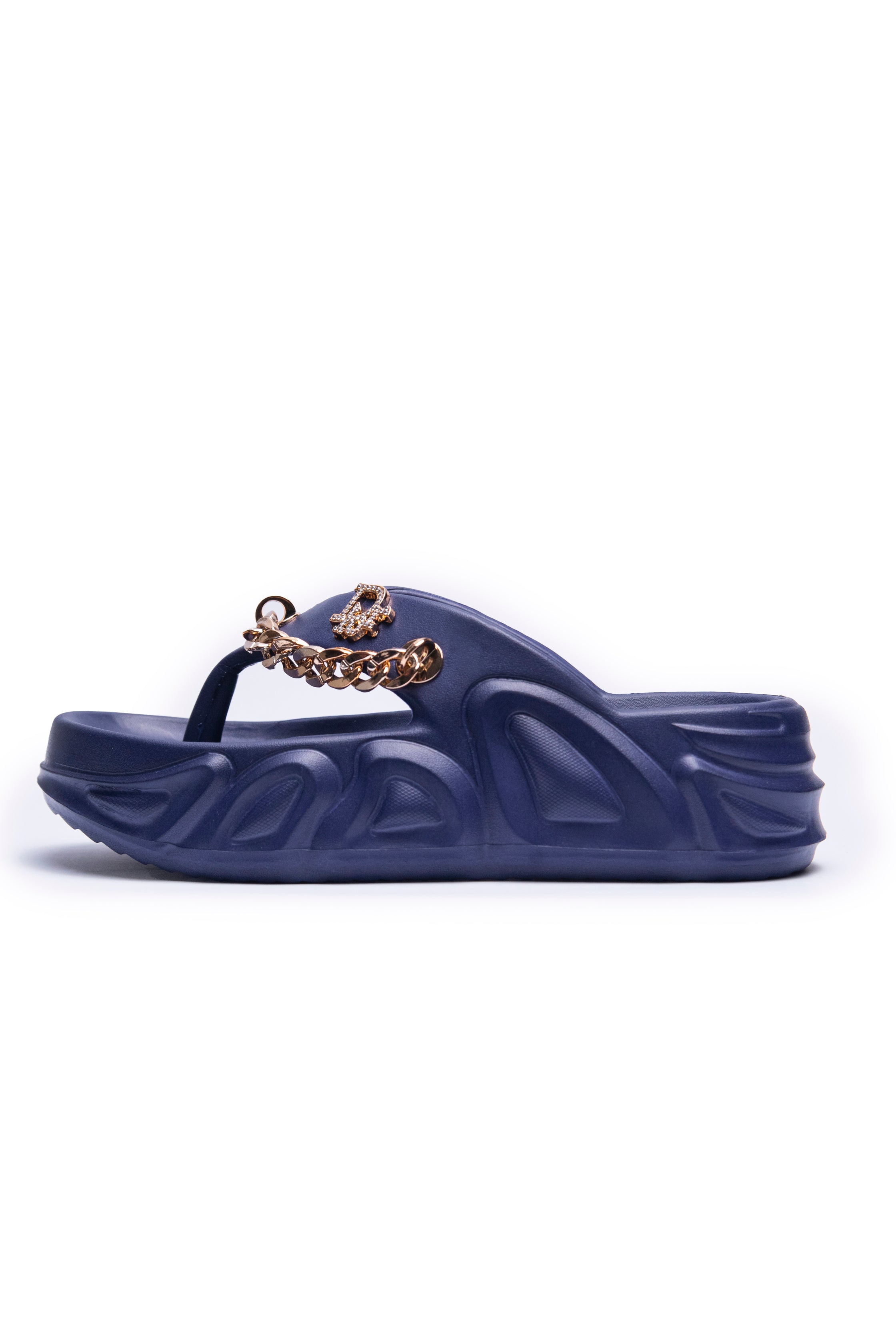 Women’s Casual Platform Slippers Blue