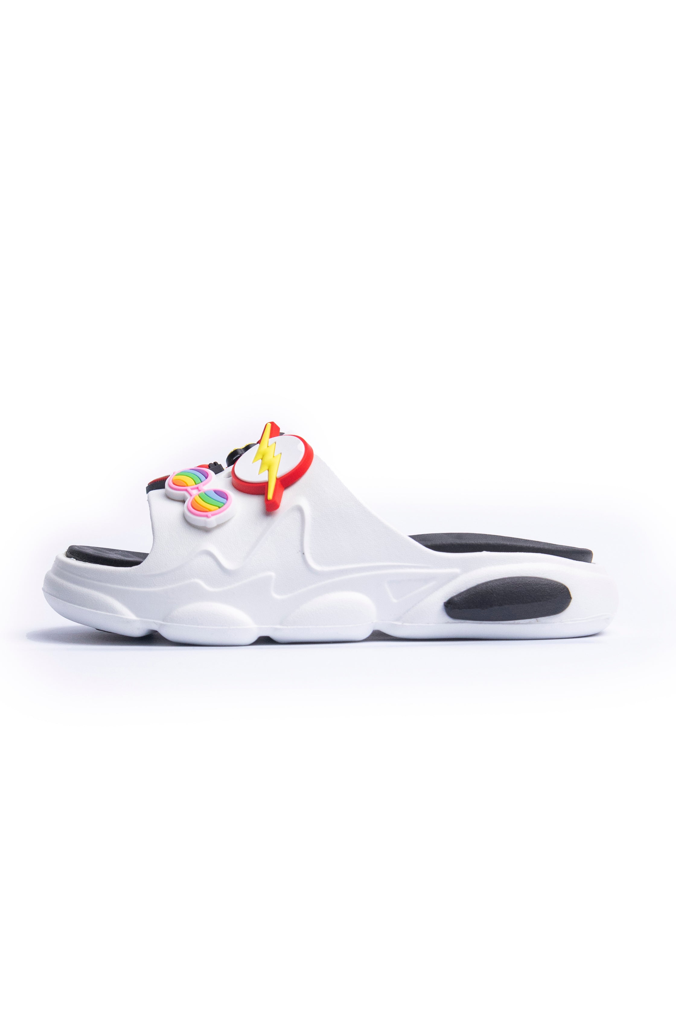 CozyStep PCU Slippers White & Black